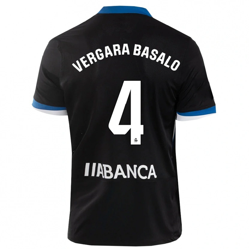 Danxen Mulher Camisola David Vergara #4 Preto Branco Azul Alternativa 2026/27 Camisa Brasil