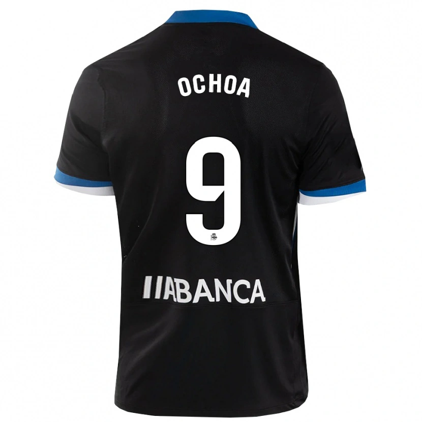 Danxen Mulher Camisola Martín Ochoa #9 Preto Branco Azul Alternativa 2026/27 Camisa Brasil