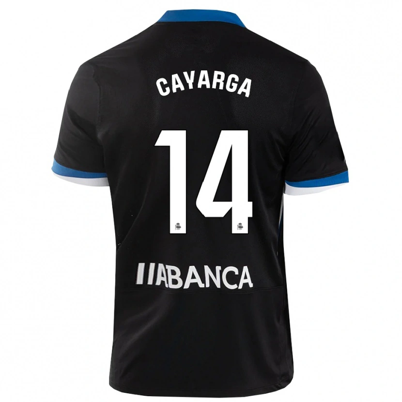 Danxen Mulher Camisola Berto Cayarga #14 Preto Branco Azul Alternativa 2026/27 Camisa Brasil