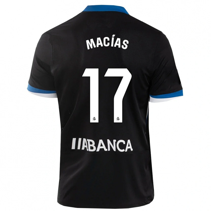 Danxen Mulher Camisola Luisao Macías #17 Preto Branco Azul Alternativa 2026/27 Camisa Brasil