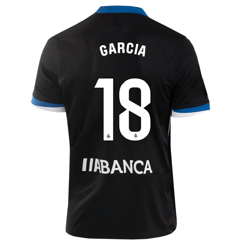 Danxen Mulher Camisola Raquel García #18 Preto Branco Azul Alternativa 2026/27 Camisa Brasil
