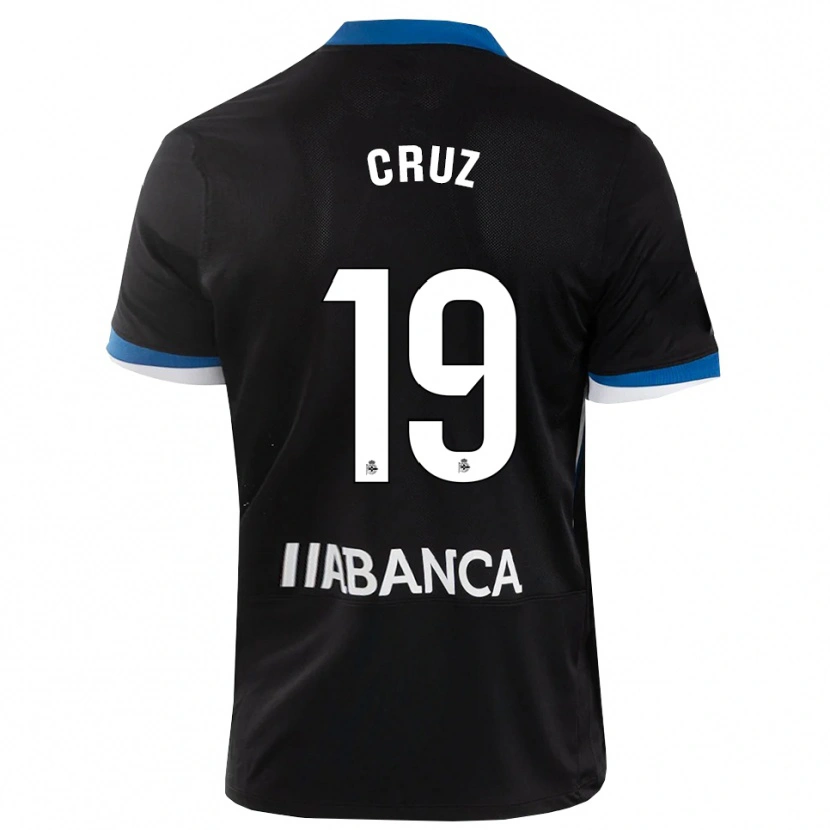 Danxen Mulher Camisola Luismi Cruz #19 Preto Branco Azul Alternativa 2026/27 Camisa Brasil
