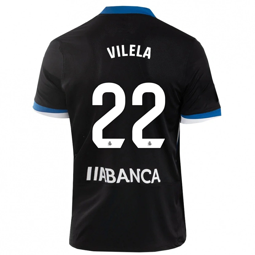 Danxen Mulher Camisola Rubén Vilela #22 Preto Branco Azul Alternativa 2026/27 Camisa Brasil