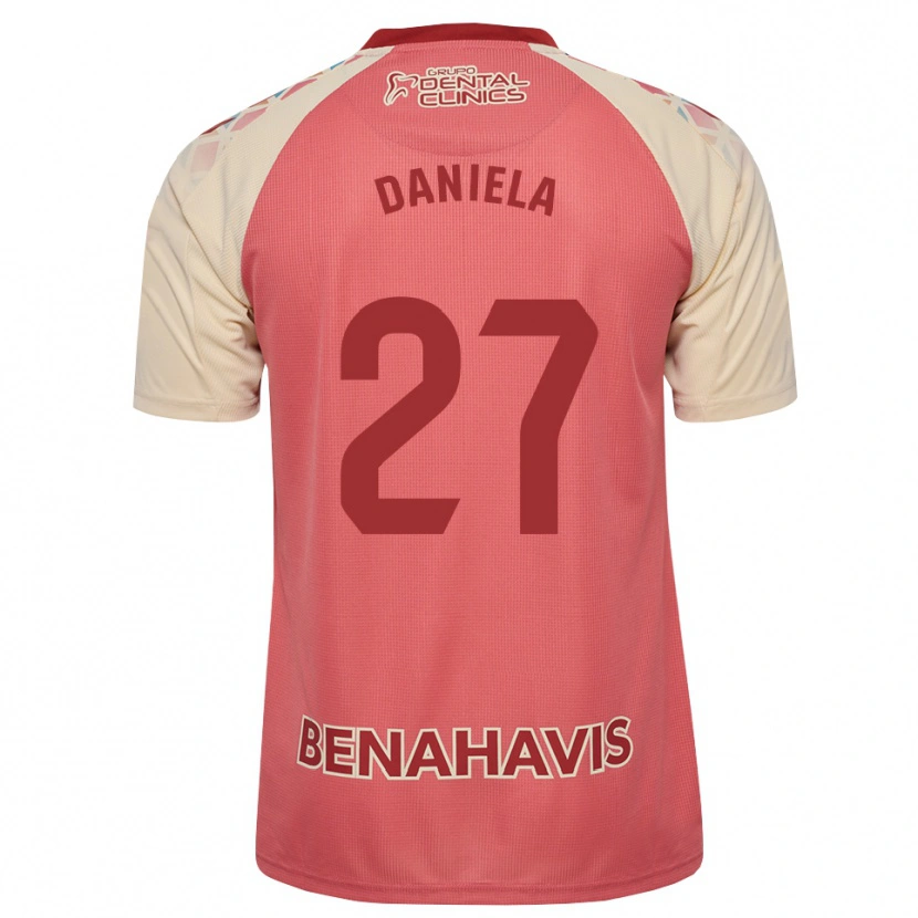 Danxen Mulher Camisola Daniela Sáenz Parra #27 Rosa Claro Vermelho Azul Alternativa 2026/27 Camisa Brasil