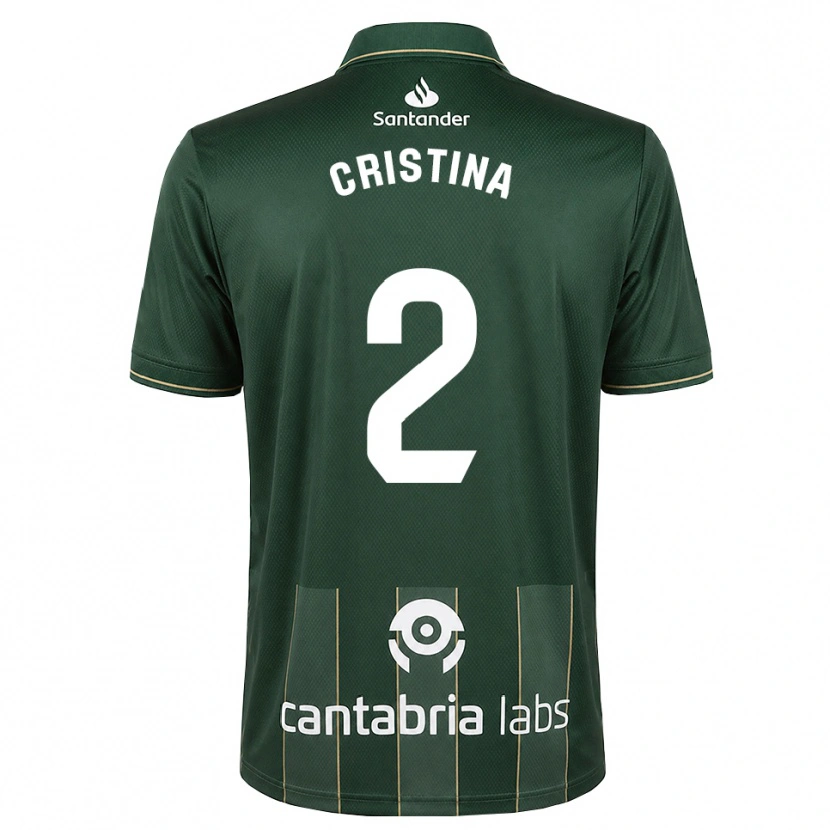 Danxen Mulher Camisola Cristina Muñoz García #2 Cinza Ardósia Escuro Branco Alternativa 2026/27 Camisa Brasil