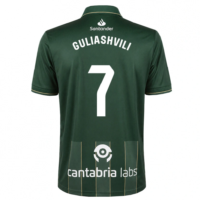Danxen Mulher Camisola Giorgi Guliashvili #7 Cinza Ardósia Escuro Branco Alternativa 2026/27 Camisa Brasil