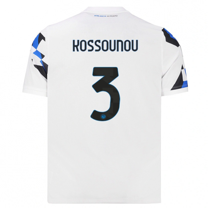 Danxen Mulher Camisola Odilon Kossounou #3 Branco Vermelho Azul Alternativa 2026/27 Camisa Brasil