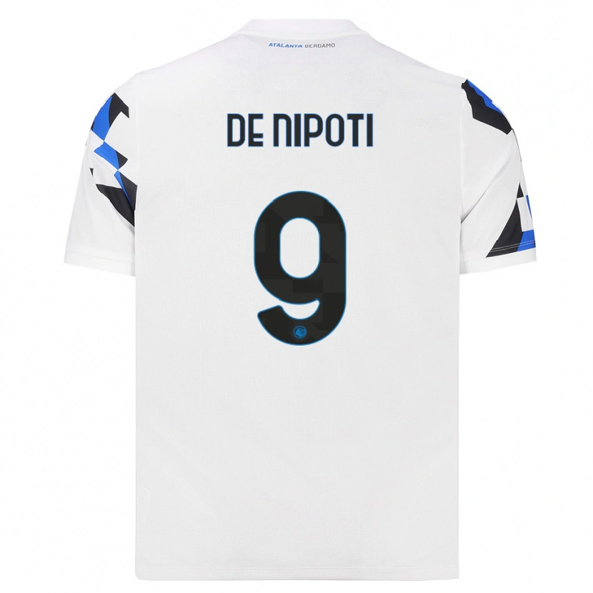 Danxen Mulher Camisola Tommaso De Nipoti #9 Branco Vermelho Azul Alternativa 2026/27 Camisa Brasil