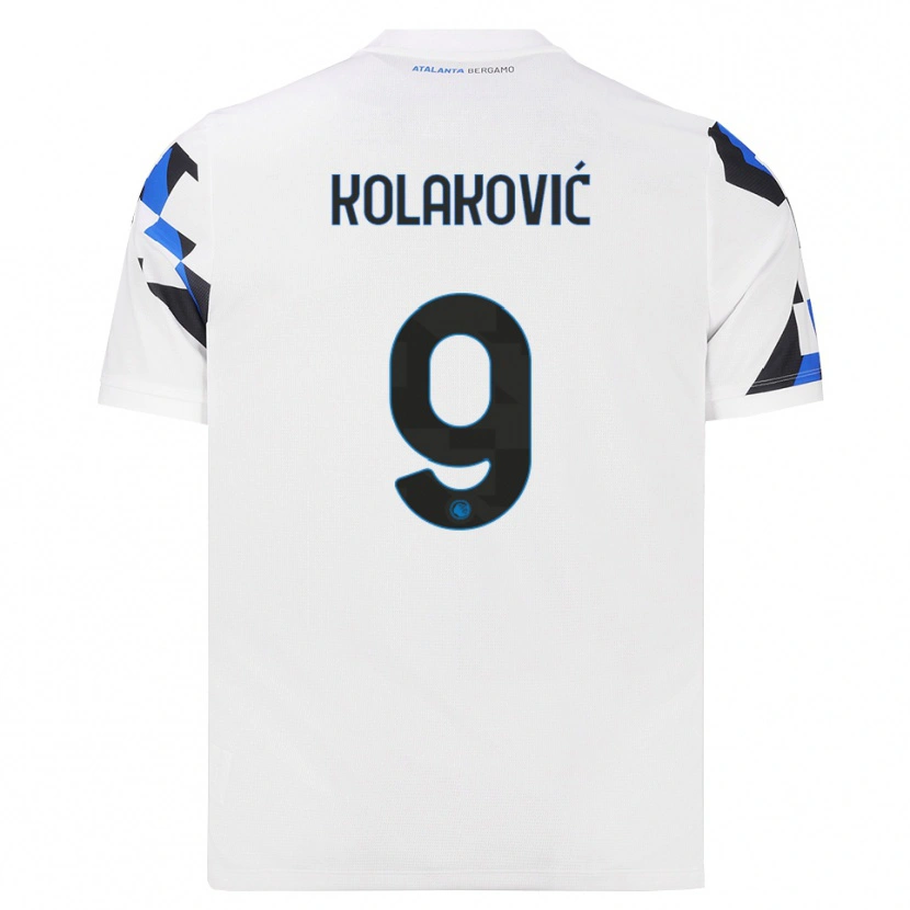 Danxen Mulher Camisola Vinko Kolaković #9 Branco Vermelho Azul Alternativa 2026/27 Camisa Brasil