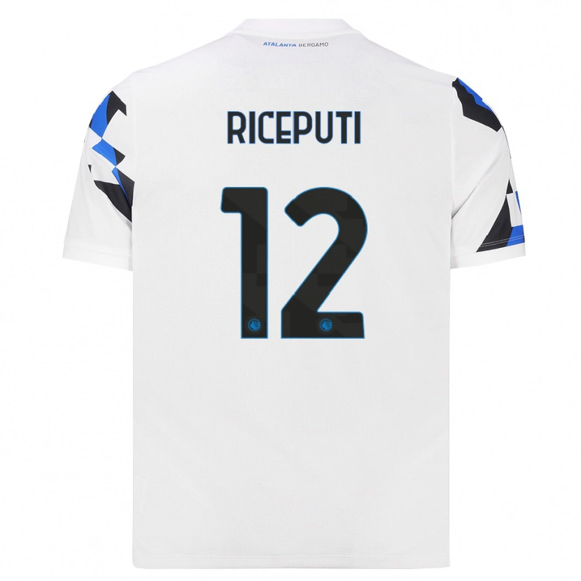 Danxen Mulher Camisola Davide Riceputi #12 Branco Vermelho Azul Alternativa 2026/27 Camisa Brasil
