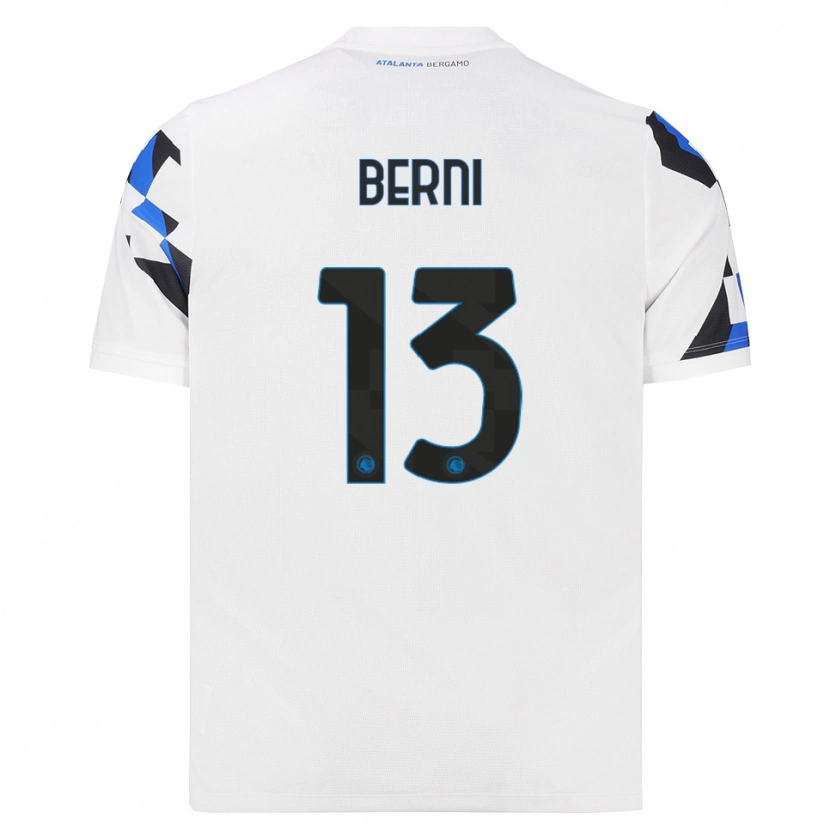 Danxen Mulher Camisola Matteo Berni #13 Branco Vermelho Azul Alternativa 2026/27 Camisa Brasil