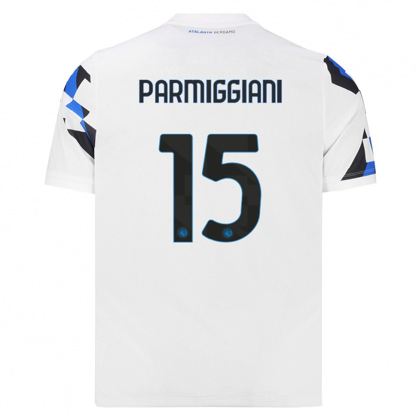 Danxen Mulher Camisola Pietro Parmiggiani #15 Branco Vermelho Azul Alternativa 2026/27 Camisa Brasil