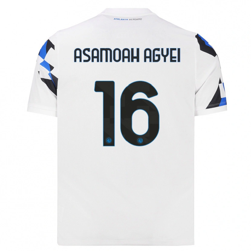 Danxen Mulher Camisola Yaw Asamoah Agyei #16 Branco Vermelho Azul Alternativa 2026/27 Camisa Brasil