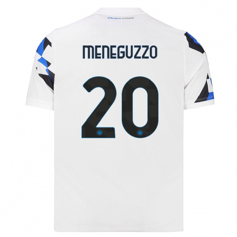 Danxen Mulher Camisola Davide Meneguzzo #20 Branco Vermelho Azul Alternativa 2026/27 Camisa Brasil