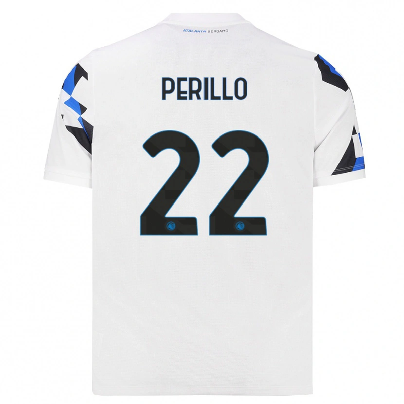 Danxen Mulher Camisola Diego Perillo #22 Branco Vermelho Azul Alternativa 2026/27 Camisa Brasil