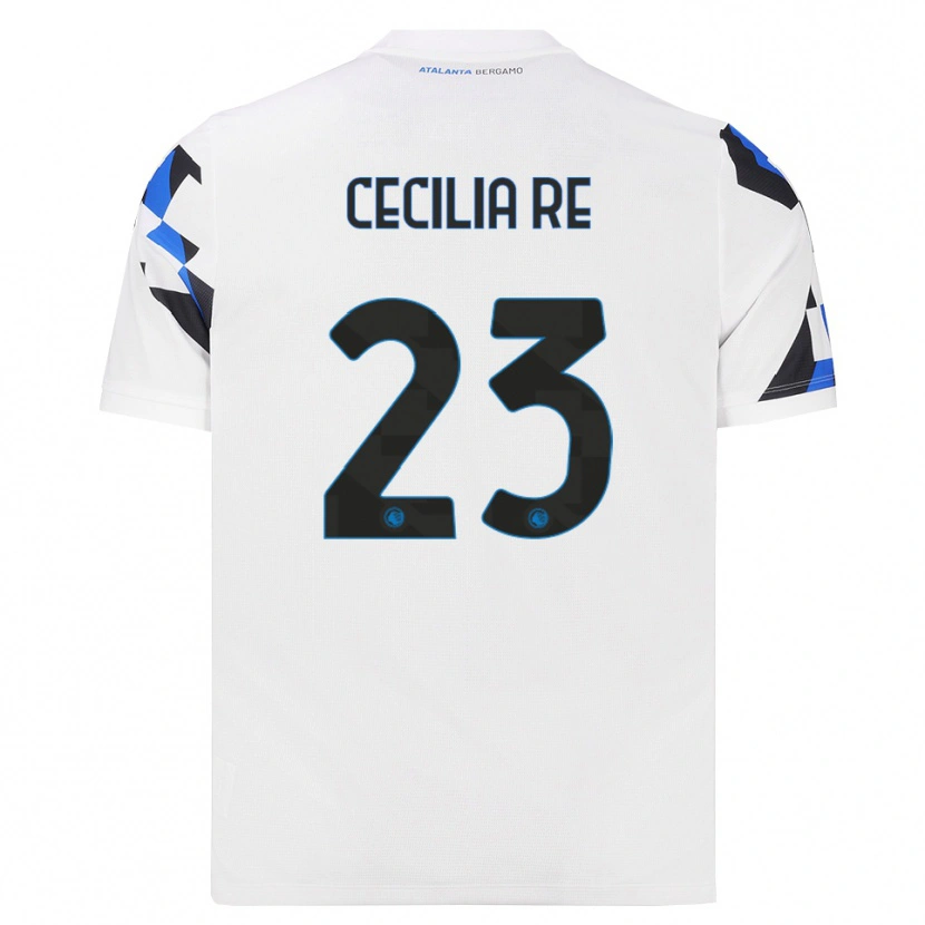 Danxen Mulher Camisola Cecilia Re #23 Branco Vermelho Azul Alternativa 2026/27 Camisa Brasil