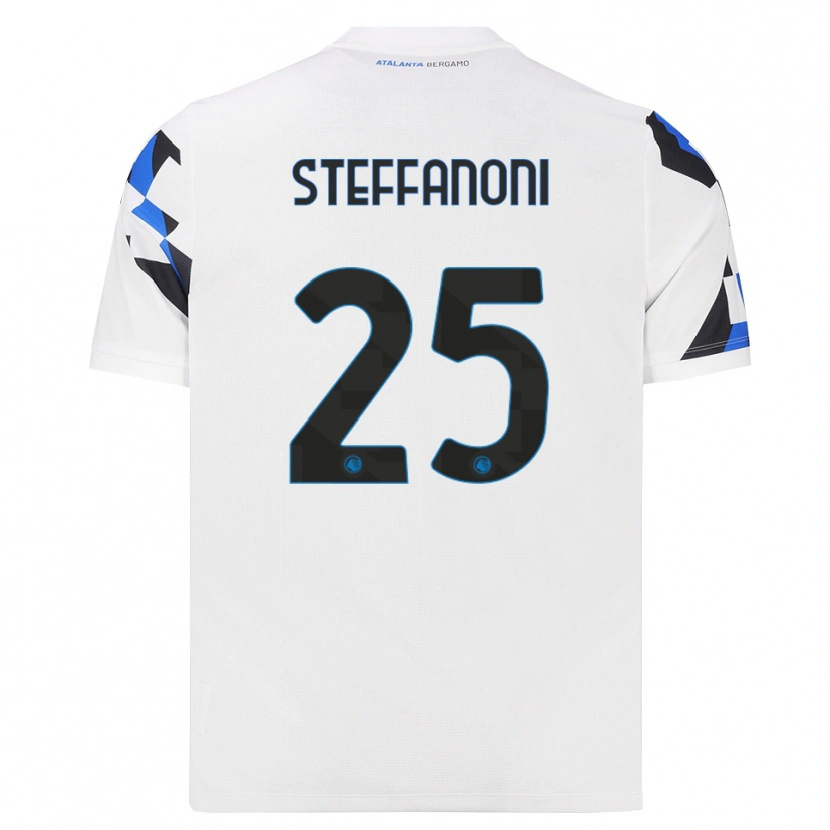 Danxen Mulher Camisola Federico Steffanoni #25 Branco Vermelho Azul Alternativa 2026/27 Camisa Brasil