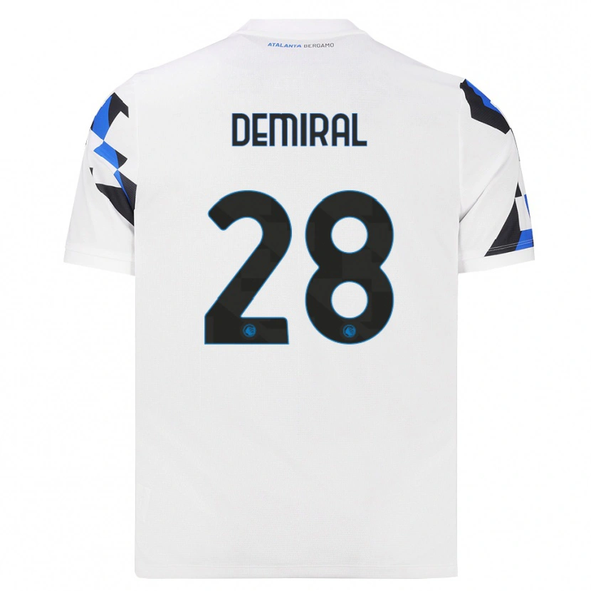Danxen Mulher Camisola Merih Demiral #28 Branco Vermelho Azul Alternativa 2026/27 Camisa Brasil