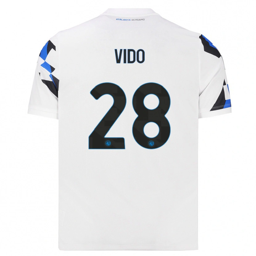 Danxen Mulher Camisola Luca Vido #28 Branco Vermelho Azul Alternativa 2026/27 Camisa Brasil