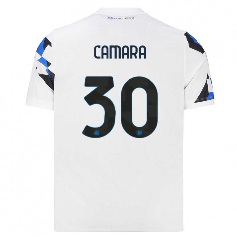 Danxen Mulher Camisola Henry Camara #30 Branco Vermelho Azul Alternativa 2026/27 Camisa Brasil