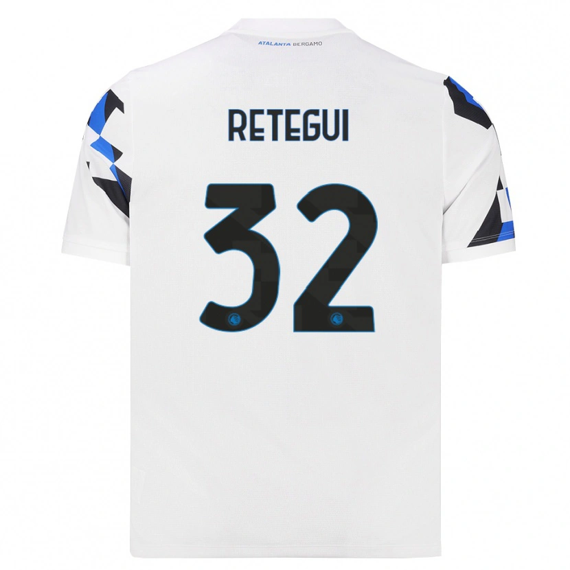 Danxen Mulher Camisola Mateo Retegui #32 Branco Vermelho Azul Alternativa 2026/27 Camisa Brasil