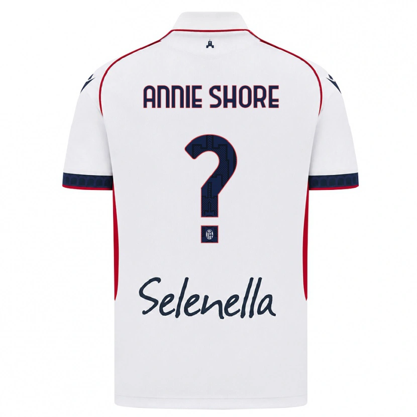 Danxen Mulher Camisola Margot Annie Shore #0 Branco Vermelho Azul Real Alternativa 2026/27 Camisa Brasil