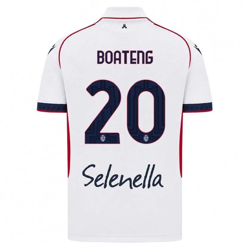 Danxen Mulher Camisola Michael Boateng #20 Branco Vermelho Azul Real Alternativa 2026/27 Camisa Brasil
