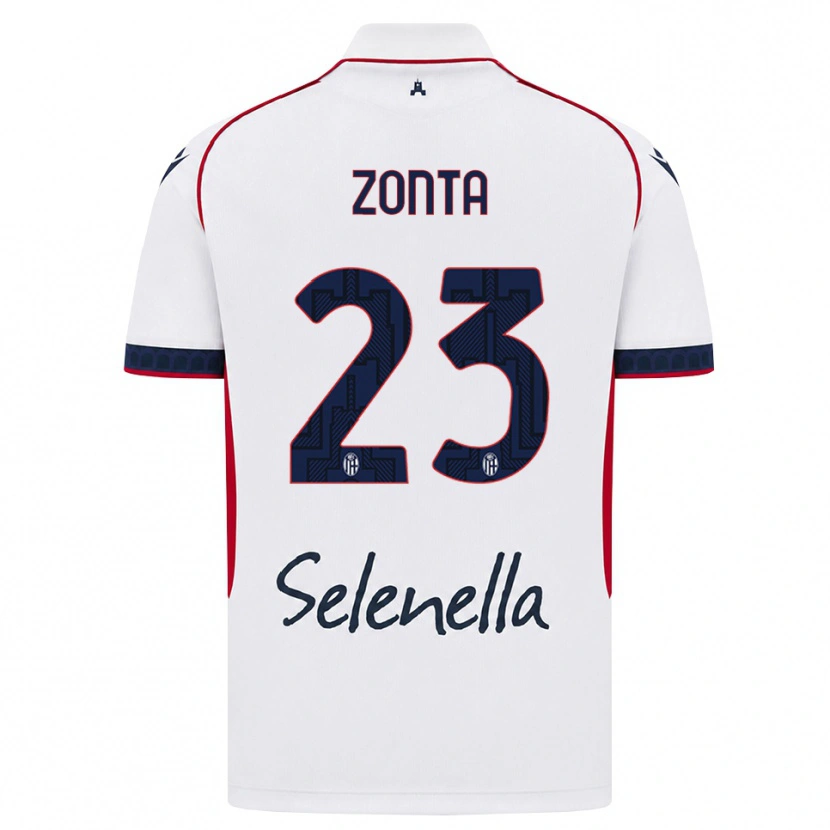 Danxen Mulher Camisola Alessandro Zonta #23 Branco Vermelho Azul Real Alternativa 2026/27 Camisa Brasil