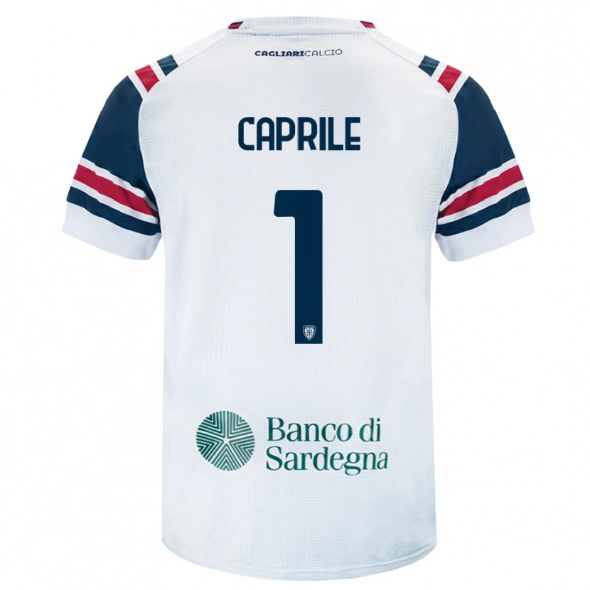 Danxen Mulher Camisola Elia Caprile #1 Branco Vermelho Verde Alternativa 2026/27 Camisa Brasil