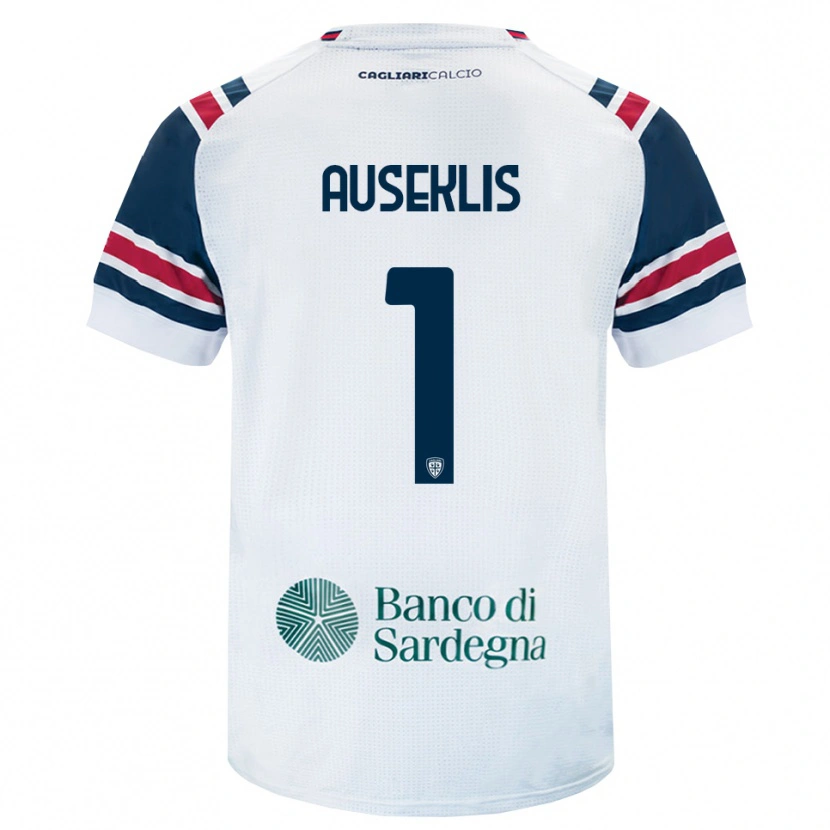 Danxen Mulher Camisola Henrijs Auseklis #1 Branco Vermelho Verde Alternativa 2026/27 Camisa Brasil