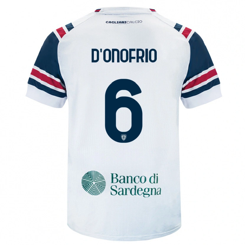 Danxen Mulher Camisola Vincenzo D'onofrio #6 Branco Vermelho Verde Alternativa 2026/27 Camisa Brasil