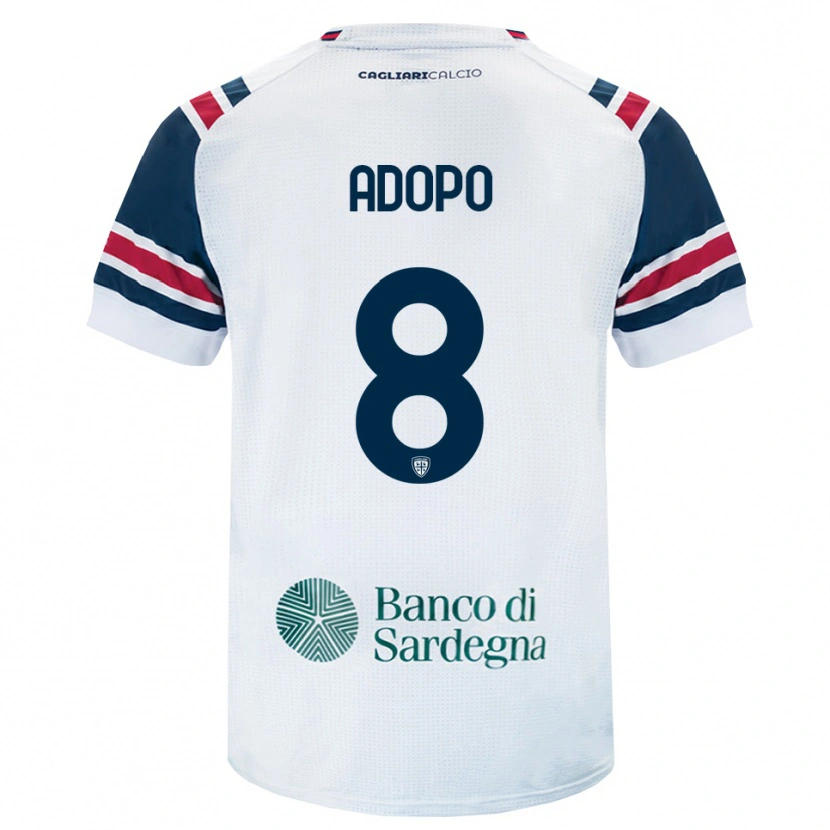 Danxen Mulher Camisola Michel Adopo #8 Branco Vermelho Verde Alternativa 2026/27 Camisa Brasil