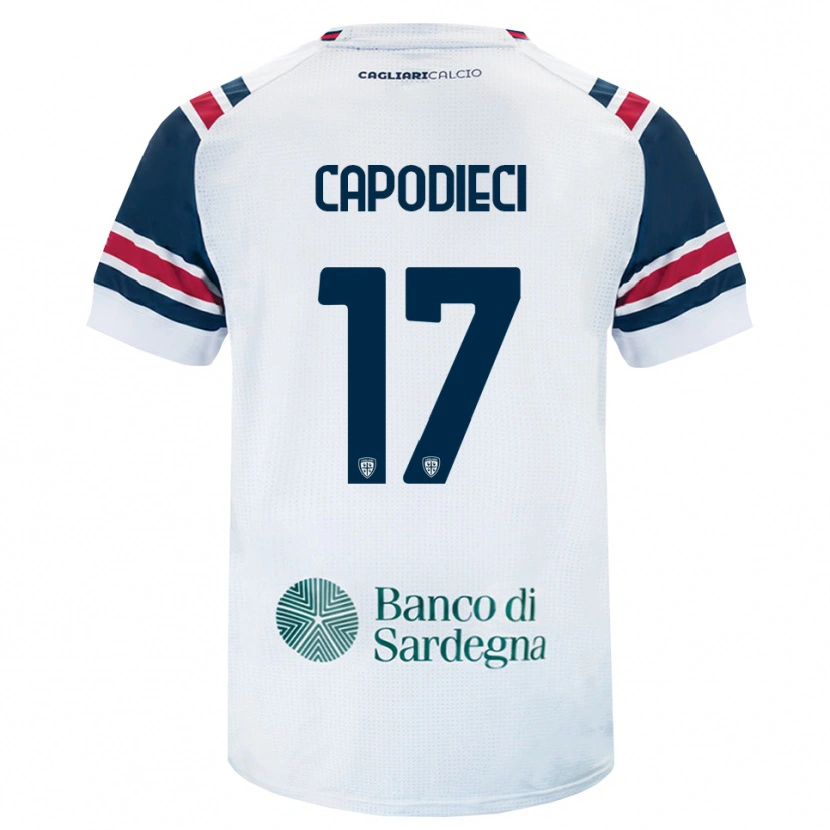 Danxen Mulher Camisola Loris Capodieci #17 Branco Vermelho Verde Alternativa 2026/27 Camisa Brasil