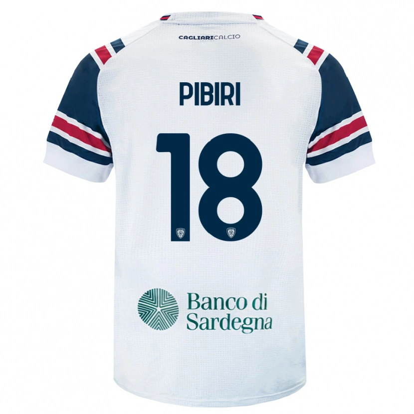 Danxen Mulher Camisola Andrea Pibiri #18 Branco Vermelho Verde Alternativa 2026/27 Camisa Brasil