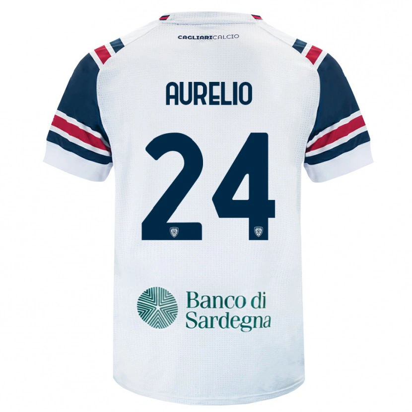 Danxen Mulher Camisola Giuseppe Aurelio #24 Branco Vermelho Verde Alternativa 2026/27 Camisa Brasil