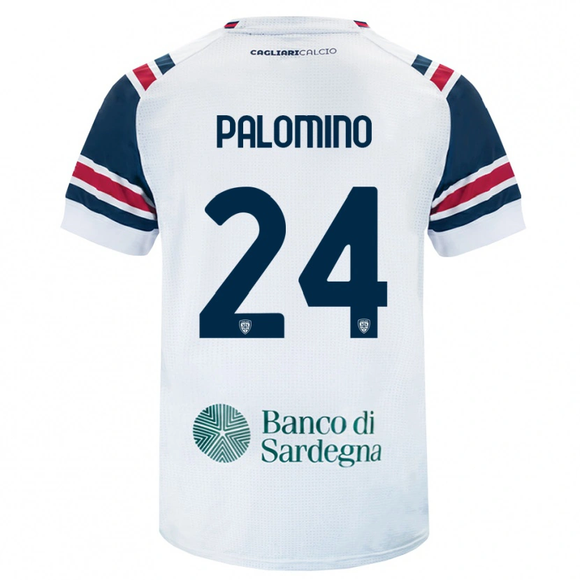 Danxen Mulher Camisola Jose Luis Palomino #24 Branco Vermelho Verde Alternativa 2026/27 Camisa Brasil