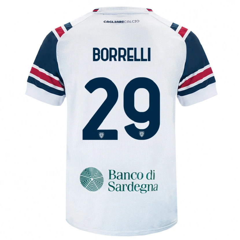 Danxen Mulher Camisola Gennaro Borrelli #29 Branco Vermelho Verde Alternativa 2026/27 Camisa Brasil