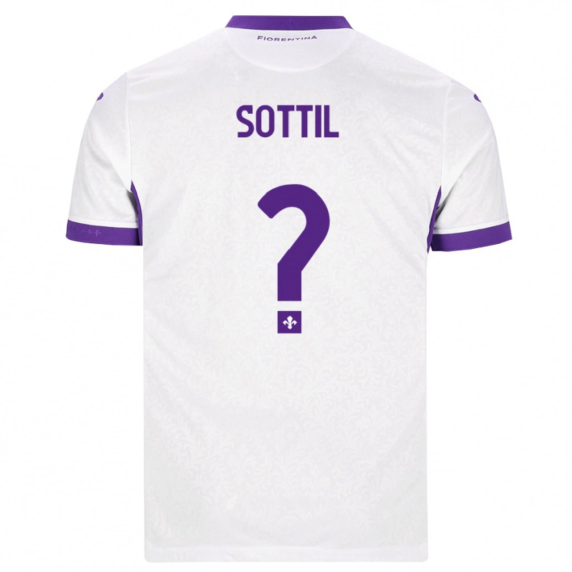 Danxen Mulher Camisola Riccardo Sottil #0 Branco Roxo Alternativa 2026/27 Camisa Brasil