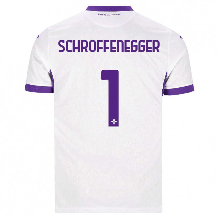 Danxen Mulher Camisola Katja Schroffenegger #1 Branco Roxo Alternativa 2026/27 Camisa Brasil