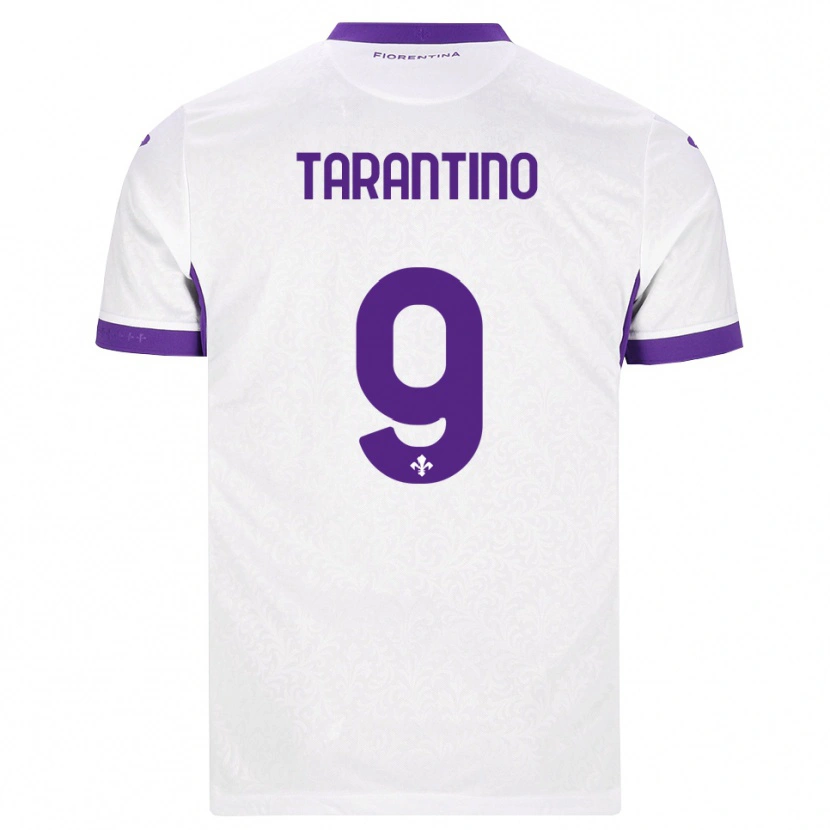 Danxen Mulher Camisola Jacopo Tarantino #9 Branco Roxo Alternativa 2026/27 Camisa Brasil