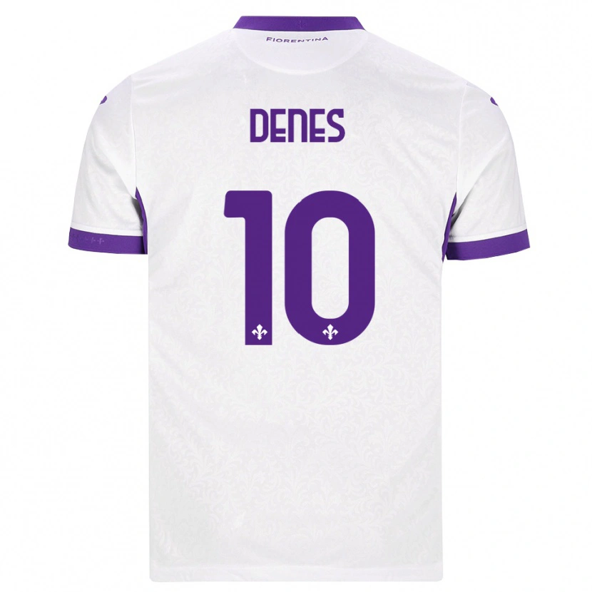 Danxen Mulher Camisola Adrián Dénes #10 Branco Roxo Alternativa 2026/27 Camisa Brasil