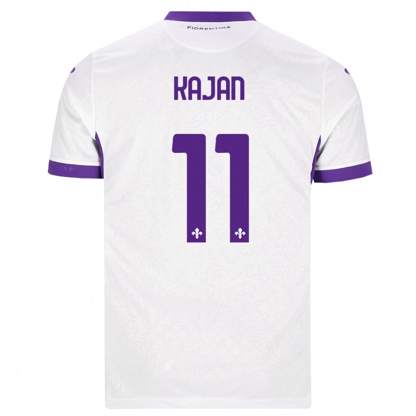 Danxen Mulher Camisola Zsanett Kaján #11 Branco Roxo Alternativa 2026/27 Camisa Brasil
