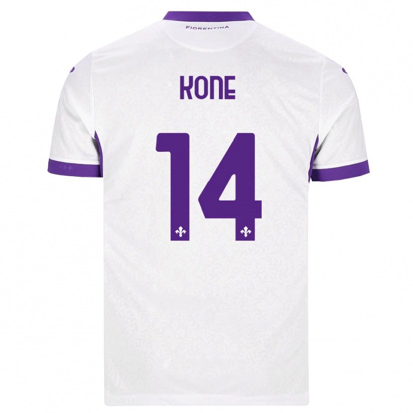Danxen Mulher Camisola Mevale Kone #14 Branco Roxo Alternativa 2026/27 Camisa Brasil