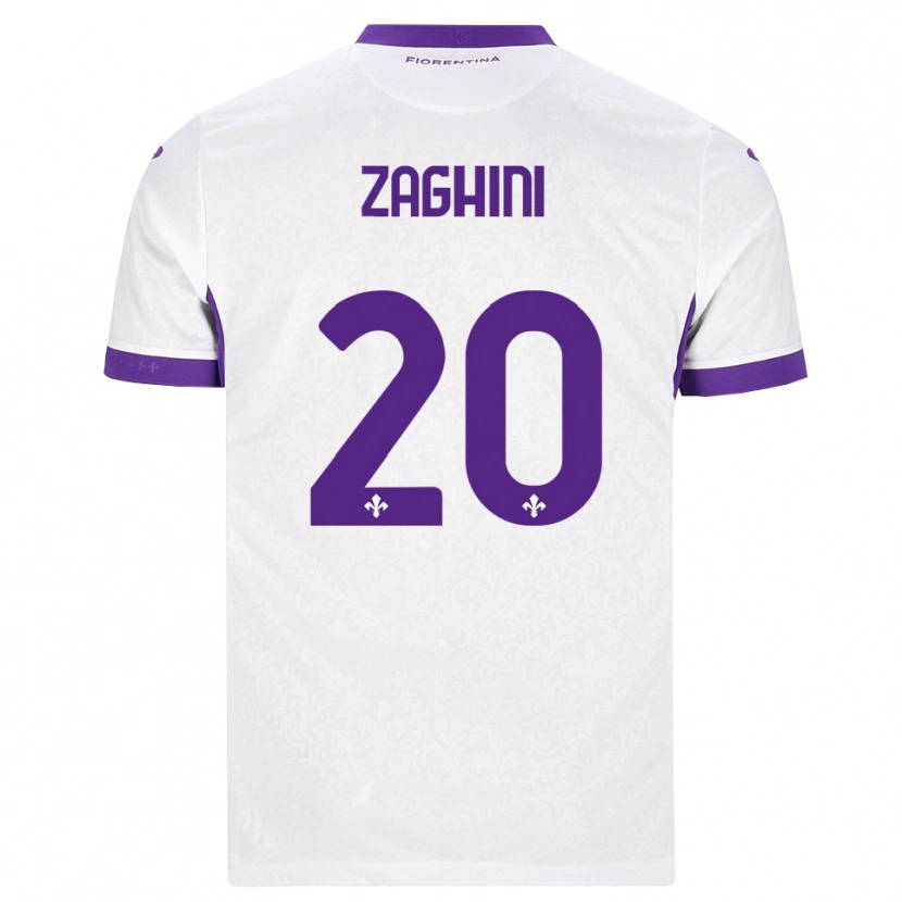 Danxen Mulher Camisola Alice Zaghini #20 Branco Roxo Alternativa 2026/27 Camisa Brasil