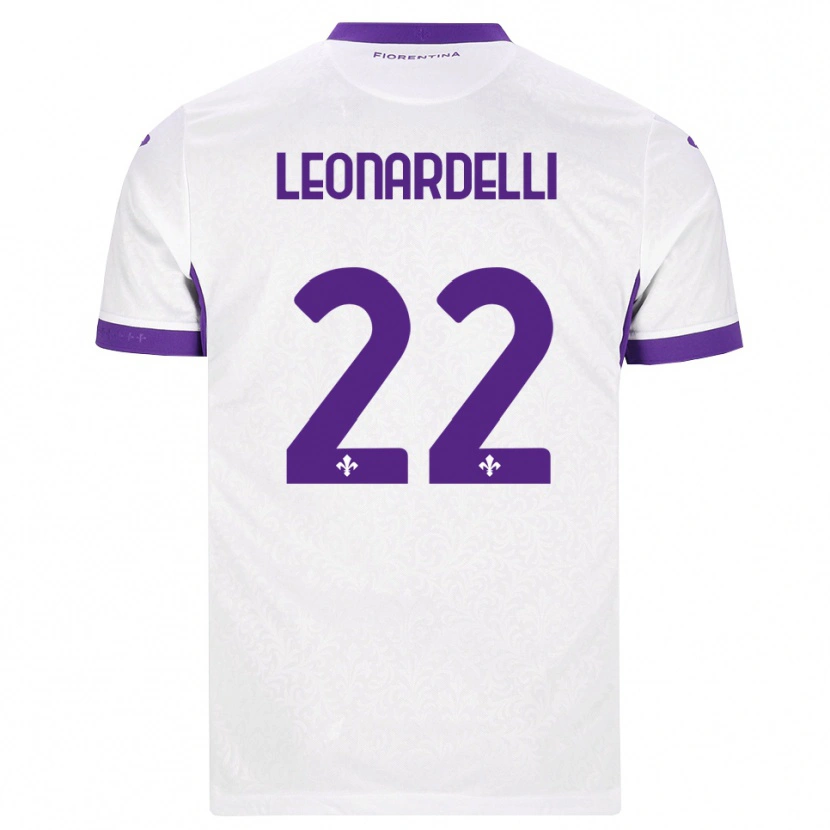 Danxen Mulher Camisola Pietro Leonardelli #22 Branco Roxo Alternativa 2026/27 Camisa Brasil