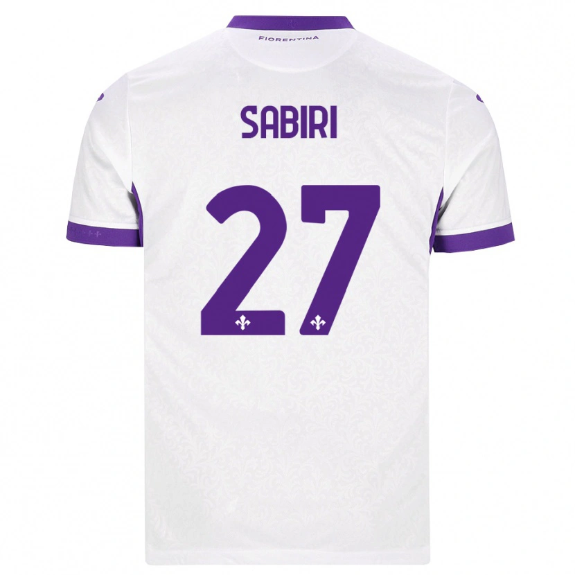 Danxen Mulher Camisola Abdelhamid Sabiri #27 Branco Roxo Alternativa 2026/27 Camisa Brasil