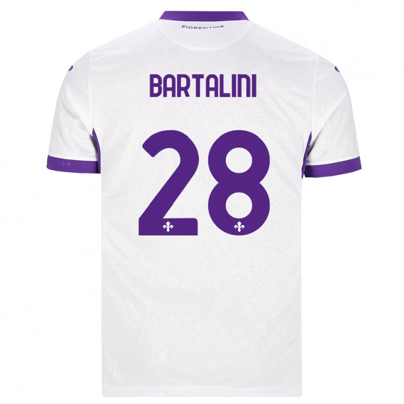 Danxen Mulher Camisola Viola Bartalini #28 Branco Roxo Alternativa 2026/27 Camisa Brasil