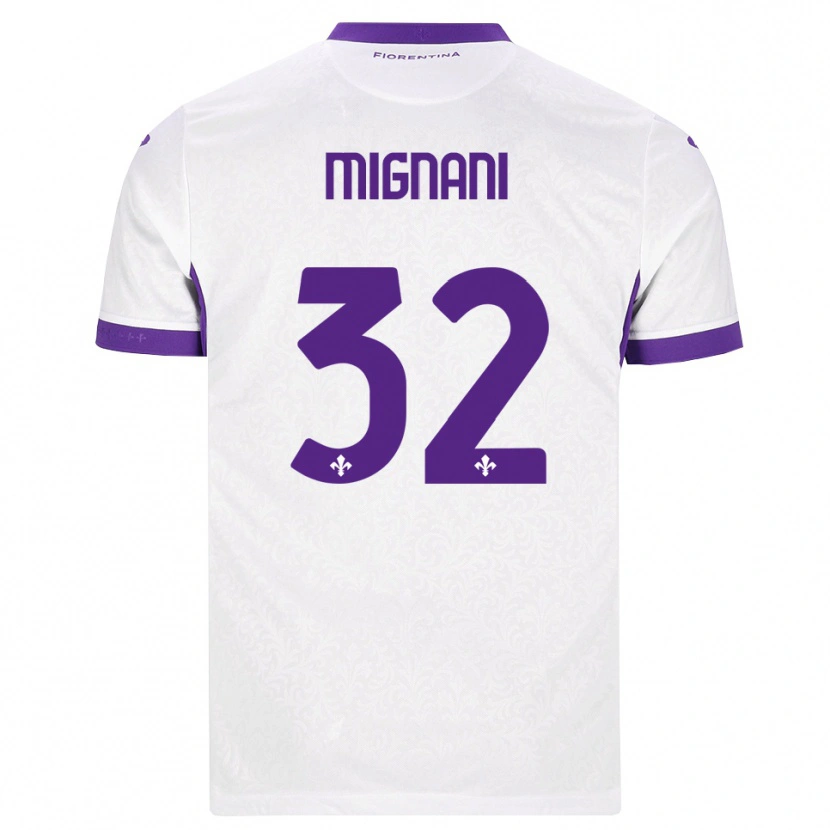 Danxen Mulher Camisola Carlo Mignani #32 Branco Roxo Alternativa 2026/27 Camisa Brasil