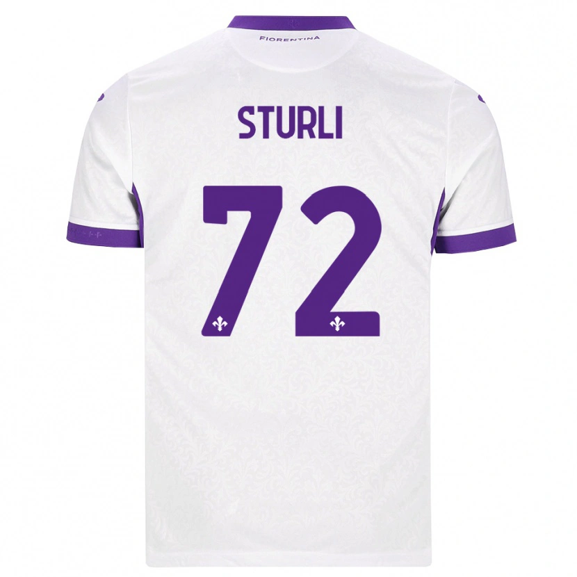 Danxen Mulher Camisola Edoardo Sturli #72 Branco Roxo Alternativa 2026/27 Camisa Brasil