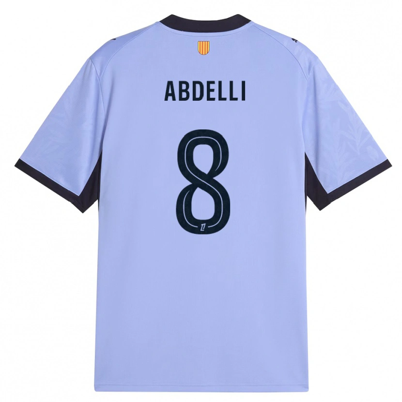 Danxen Mulher Camisola Himad Abdelli #8 Lavanda Preto Terceiro 2026/27 Camisa Brasil